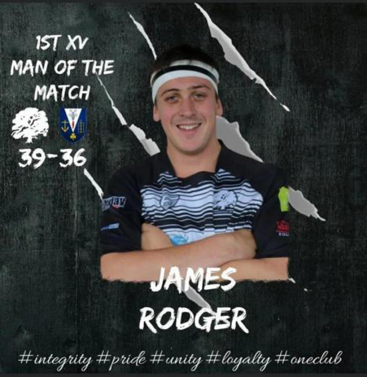 James Rodger was Thurrock's Man of the Match.