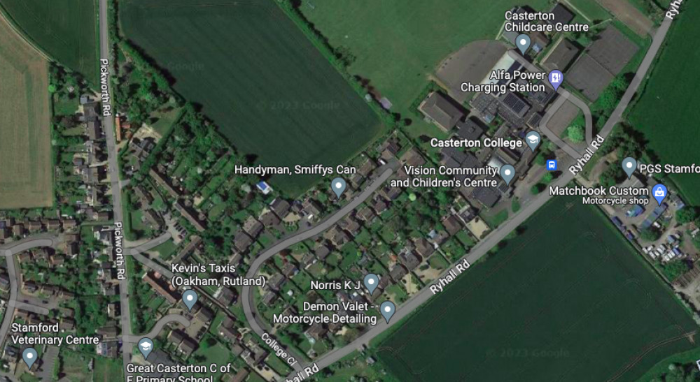 The build is proposed for Land Off College Close. Image credit: Google Maps. 