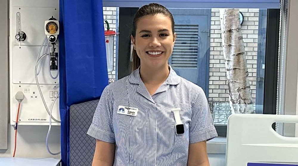 Emmie Hopkinson is in her third year of studying children's nursing at Kingston University (Credit: Kingston University)