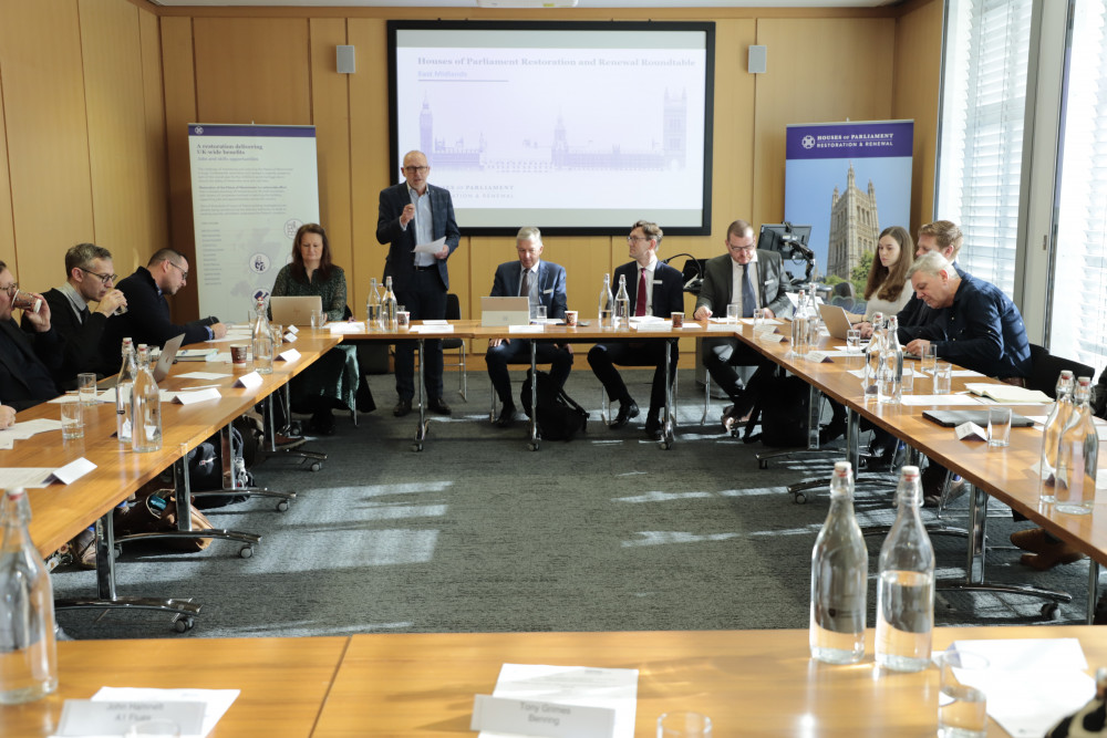 Roundtable. Image credit: Houses of Parliament Restoration and Renewal.