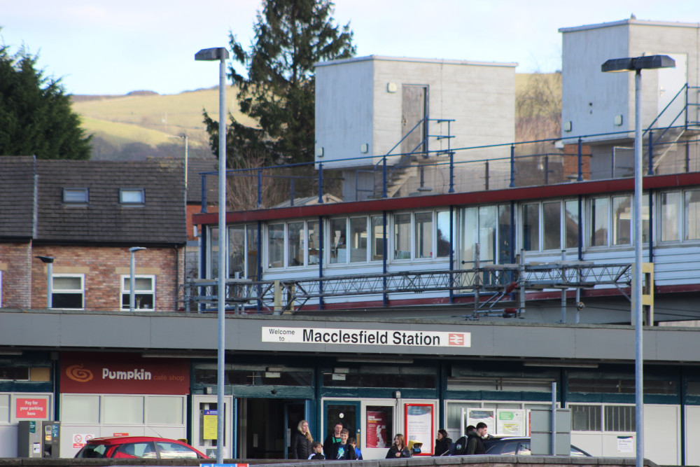 Macclesfield Railway Station on Waters Green. (Image - Alexander Greensmith / Macclesfield Nub News)