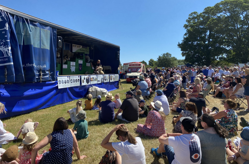 The sheep shearing demonstration is always a popular attraction at the show which is held at Cattows Farm near Coalville. All Photos: Coalville Nub News