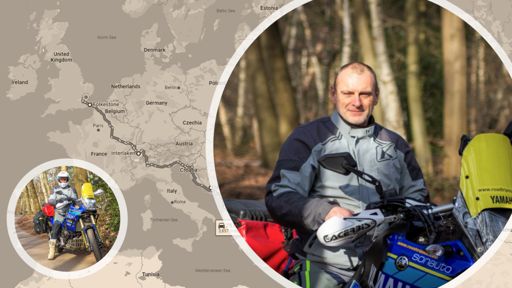 Stuart is a keen motorcyclist with a love of travel – he wants to honour his friend’s legacy with his latest journey. (Photos: Stuart Ringer)