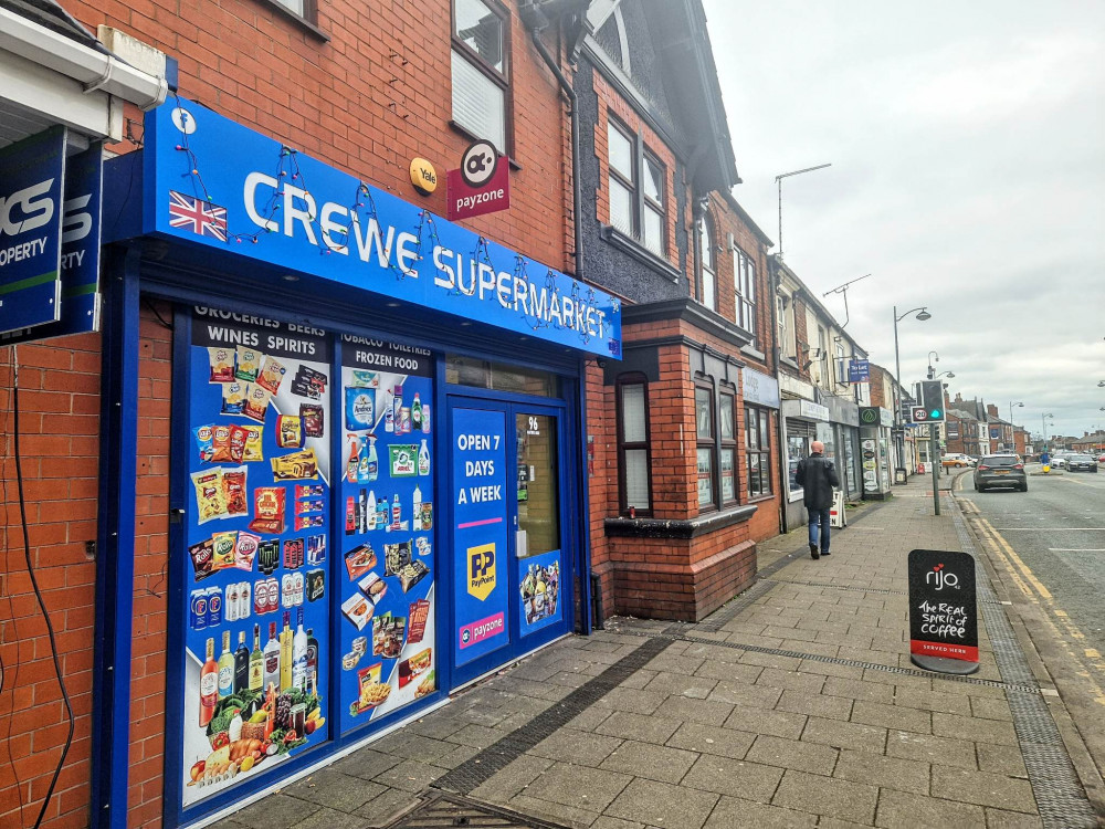 Didar Tarfor Mahmood was arrested on Thursday 2 March, after police were called to reports of an incident at the Crewe Supermarket, Nantwich Road (Ryan Parker).