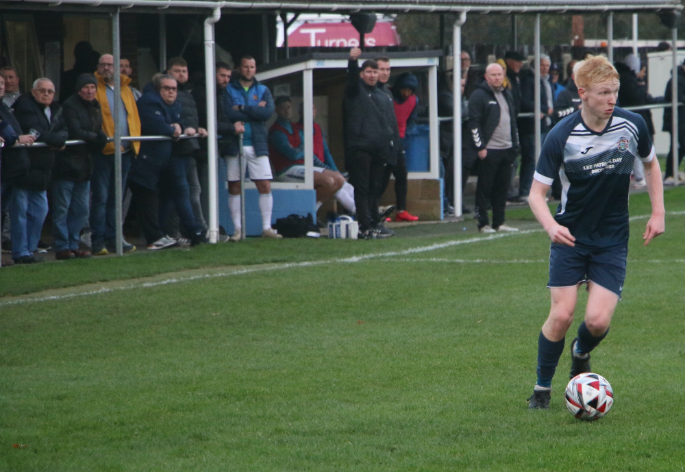 Ethan Mayhew scored from the spot (Picture: Ian Evans/Nub News)