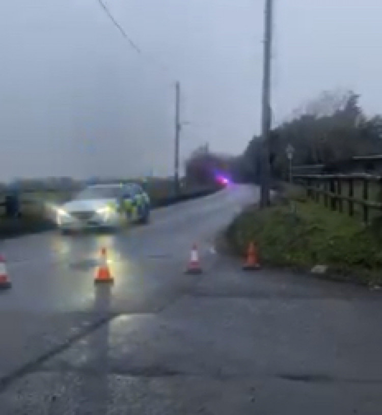 Muckingford Road was closed for several hours following the crash. 