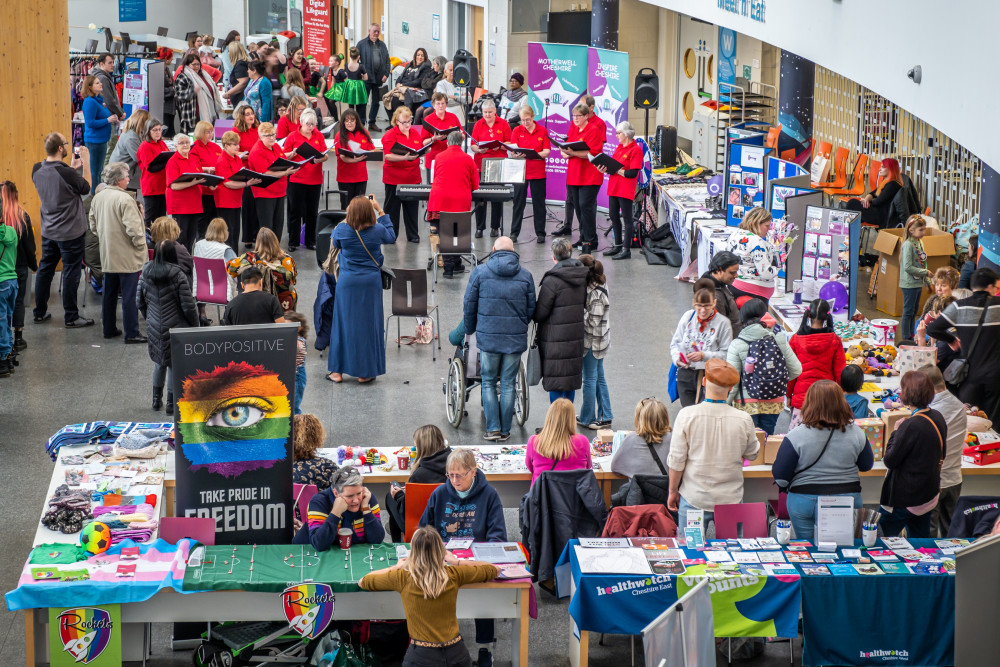 Motherwell Cheshire welcomed hundreds of people to Cheshire College, South & West, Dane Bank Avenue, on Saturday 3 March (Jan Roberts).