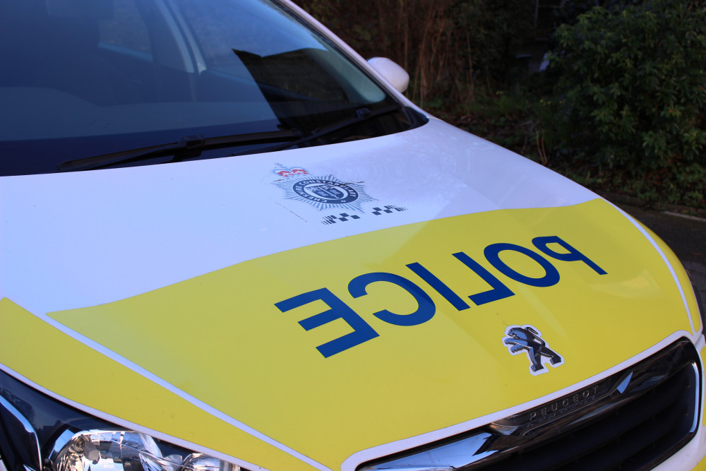 A Cheshire Police car pictured last week. (Image - Congleton Nub News)