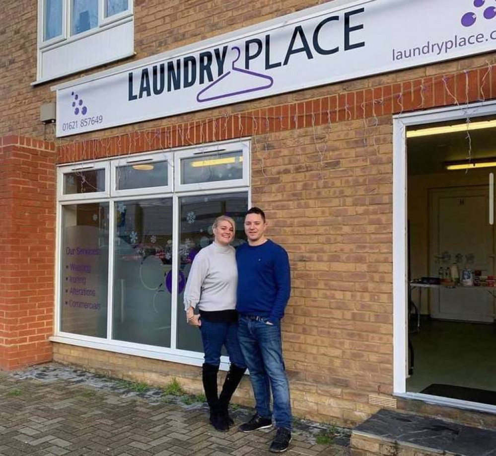 Owners Kerry Frost and Andy Keeble at Laundry Place on Station Road in Maldon (Photo: Kerry Frost)