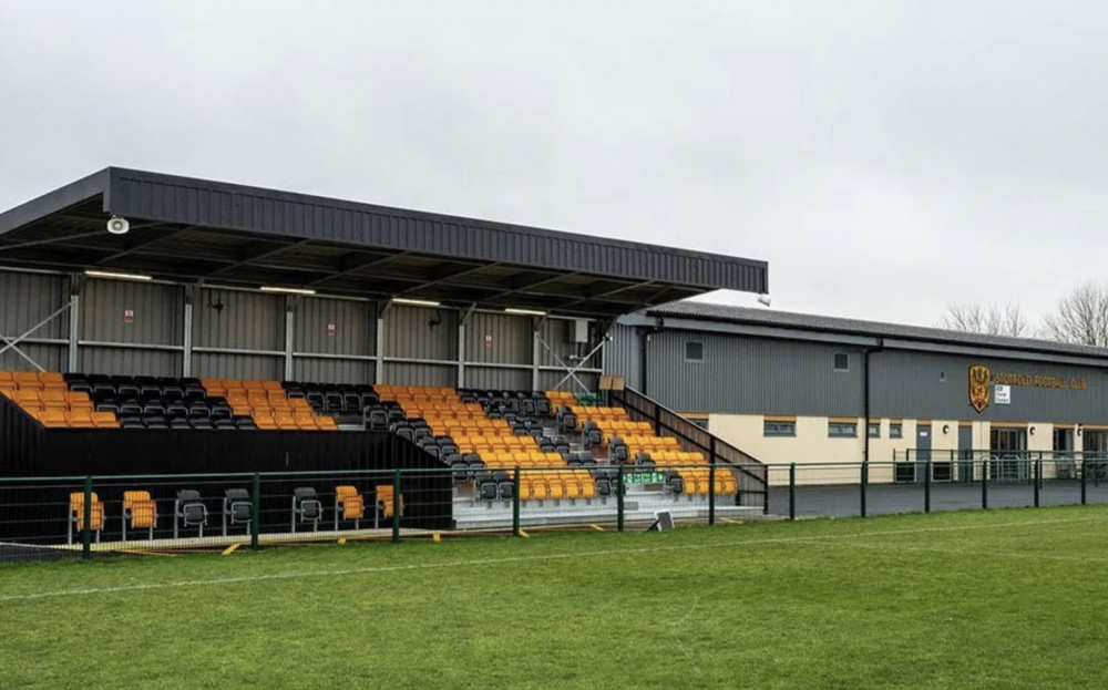 Stotfold 2-0 Arlesey Town. PICTURE: More than 300 fans turned up at New Poker Park on Saturday. CREDIT: Nub News 