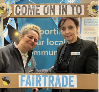 Fairtrade Fortnight 2023, supported by the Co-op. PICTURE: Gerry and Jo - the Co-op's brilliant Member Pioneers. CREDIT: Member Pioneer Jo Hooper Fairtrade Fortnight 2023, supported by the Co-op. PICTURE: Gerry and Jo - the Co-op's brilliant Member Pioneers. CREDIT: Member Pioneer Jo Hooper
