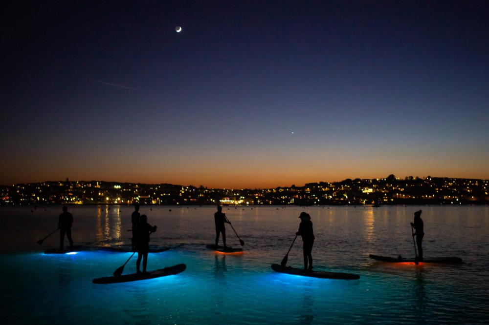 night paddleboard tours