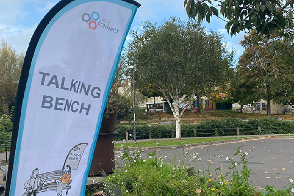 The Talking Bench takes place outside Frome library every Wednesday morning from 10.30 -11.00am