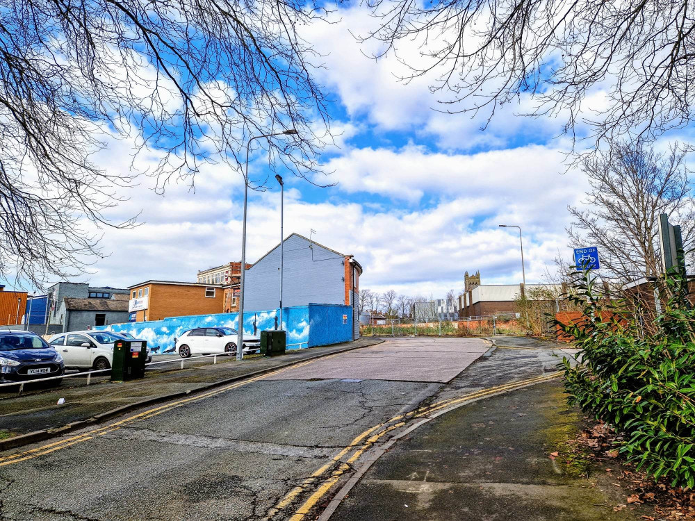 Crewe's Southern Gateway Pedestrian and Cycling Connectivity Scheme, connecting Mill Street with the rear of Crewe Lifestyle Centre, was approved on Thursday 2 March (Ryan Parker).