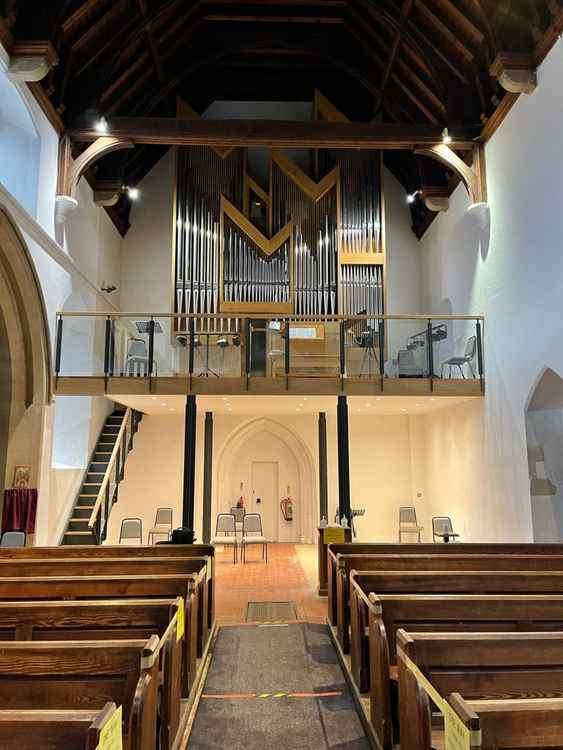 The state-of-the-art organ new to St Mary's Church in Maldon