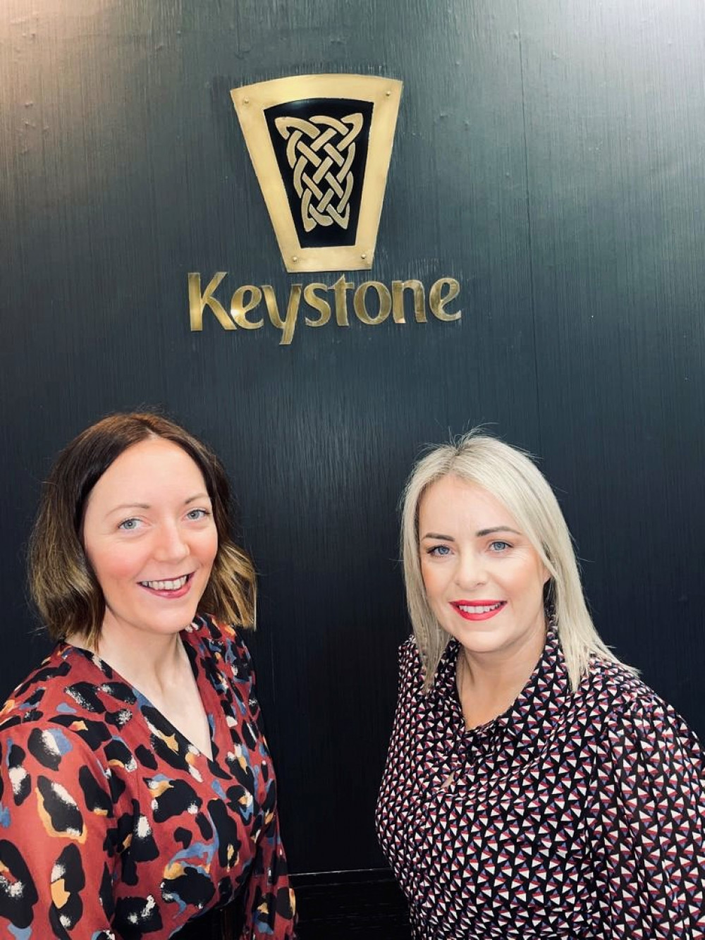 Claire and Niamh at the Radius Insurance formerly Keystone offices (Image - Radius)