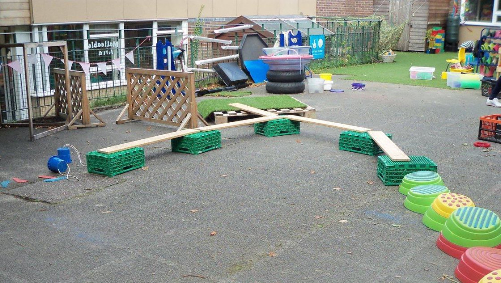 All Sorts Preschool in Bollington is next to Bollington St John's Primary School on Grimshaw Lane. They are currently fundraising for new playground equipment. (Image - All Sorts Pre-school) 