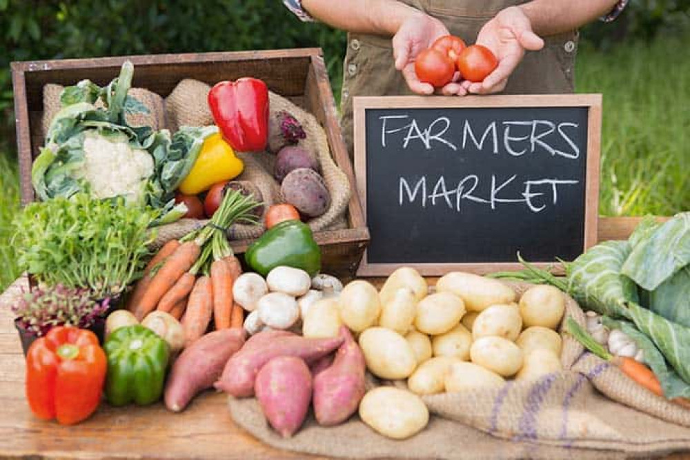 Check out a fine array of produce at the Farmers' Market