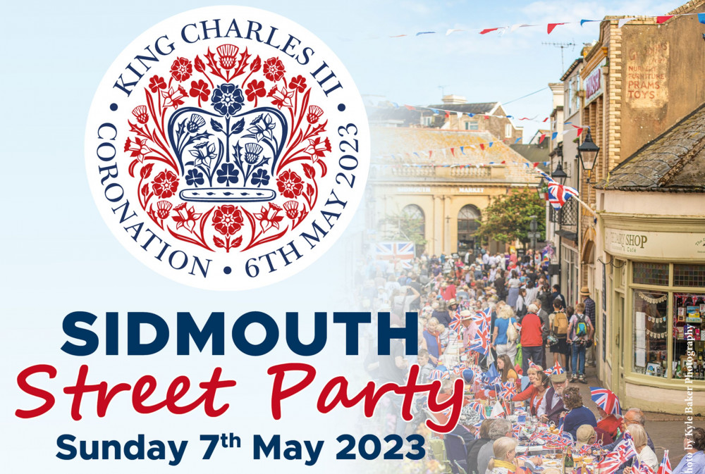 Sidmouth coronation street party poster (Sidmouth Chamber of Commerce)