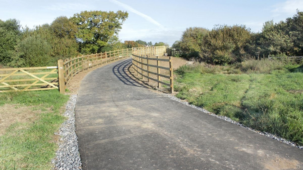 The Stop Line Way at Seaton Wetlands (photo credit: Steve Rawson)