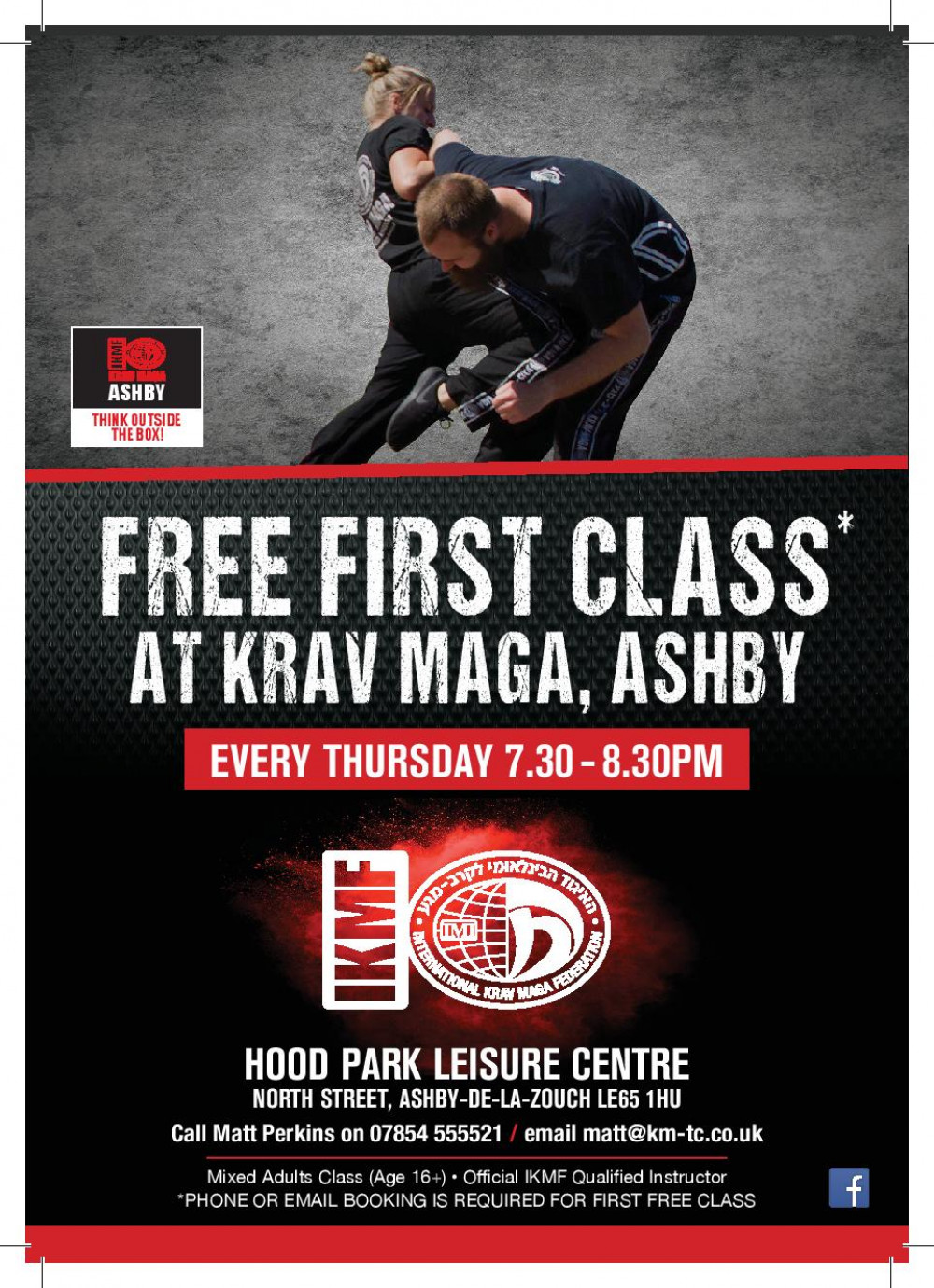 Krav Maga Classes at the Hood Park Leisure Centre, Ashby de la Zouch, Leicestershire Krav Maga Classes at the Hood Park Leisure Centre, Ashby de la Zouch, Leicestershire