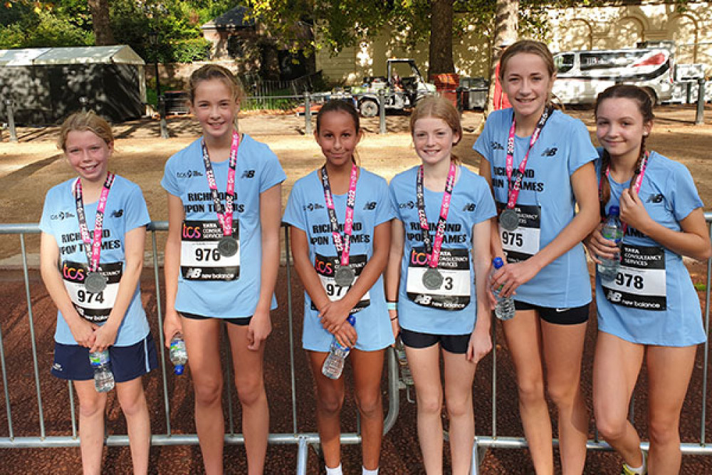 Richmond Borough's U13 Girls who finished in 4th place during the 2022 (Credit: Richmond Council) 