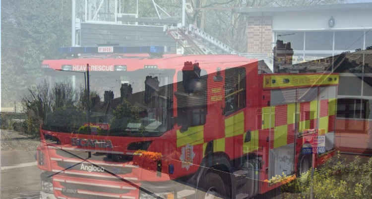 A major crash happened in Purfleet this afternoon