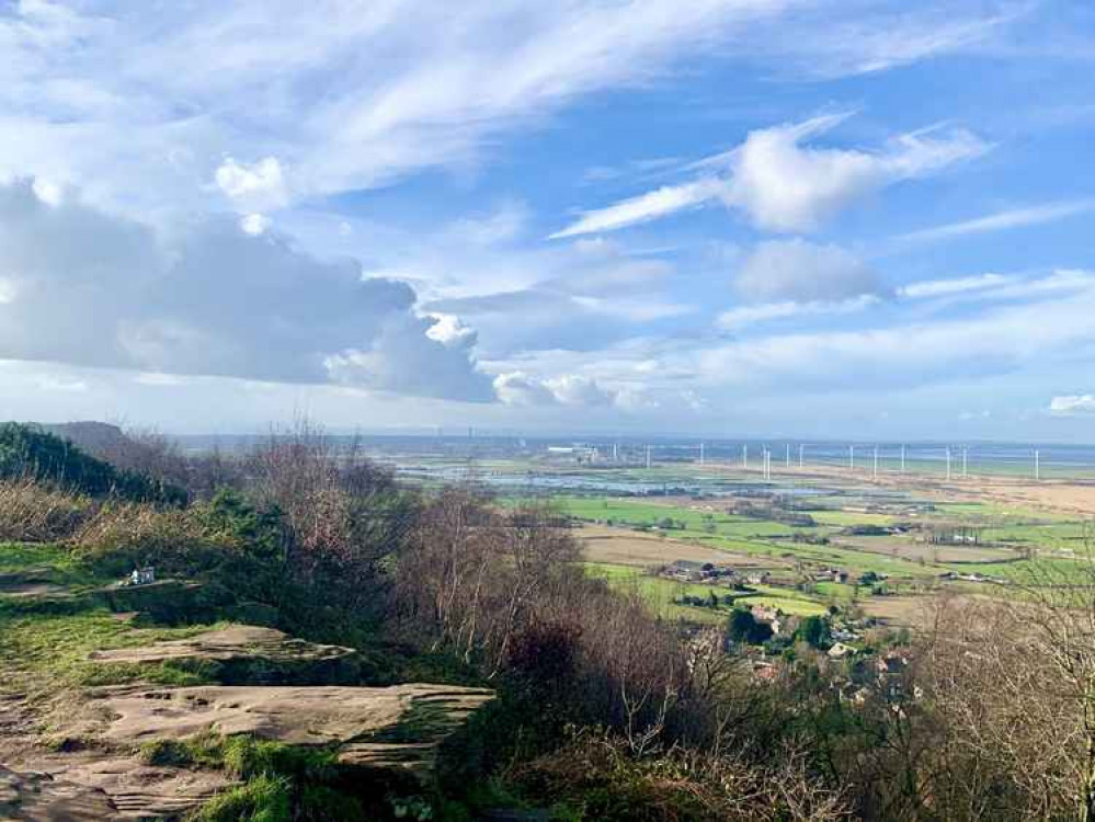 View from Overton Hill War Memorial