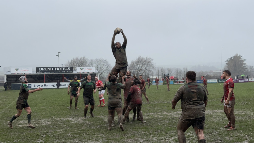 A line-out (Withycombe RFC) A line-out (Withycombe RFC)