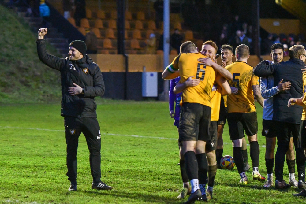 Falmouth picked up another 3 points over the weekend (Image: Falmouth Town) Falmouth picked up another 3 points over the weekend (Image: Falmouth Town)