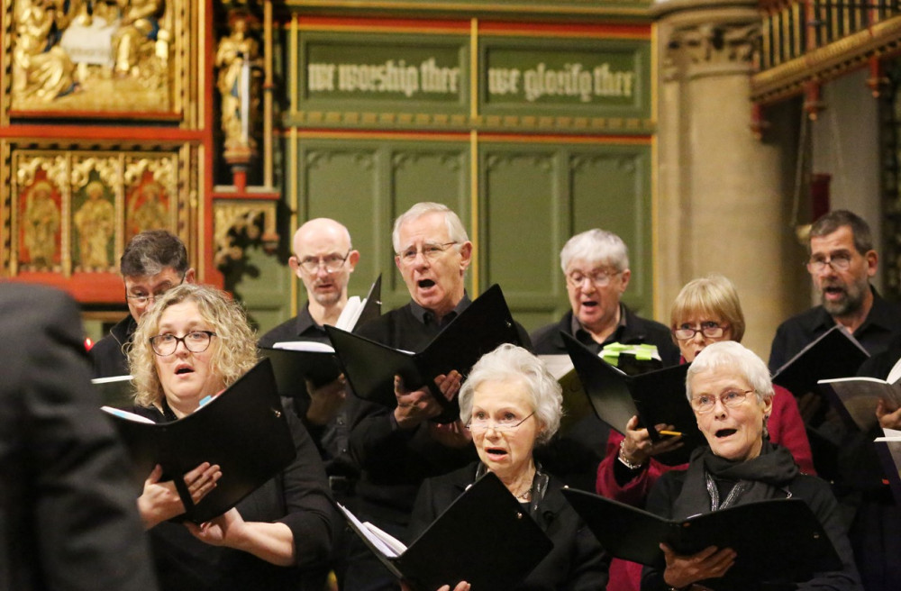 Bridport-base choir Cantamus (photo credit: Maisie Hill)