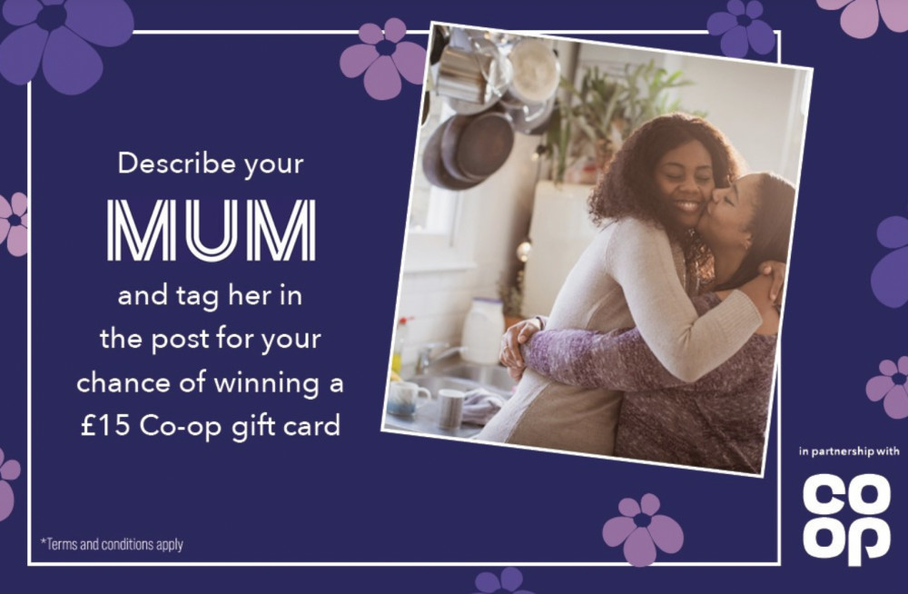 Win a Co-op gift voucher in our Mother’s Day prize draw 