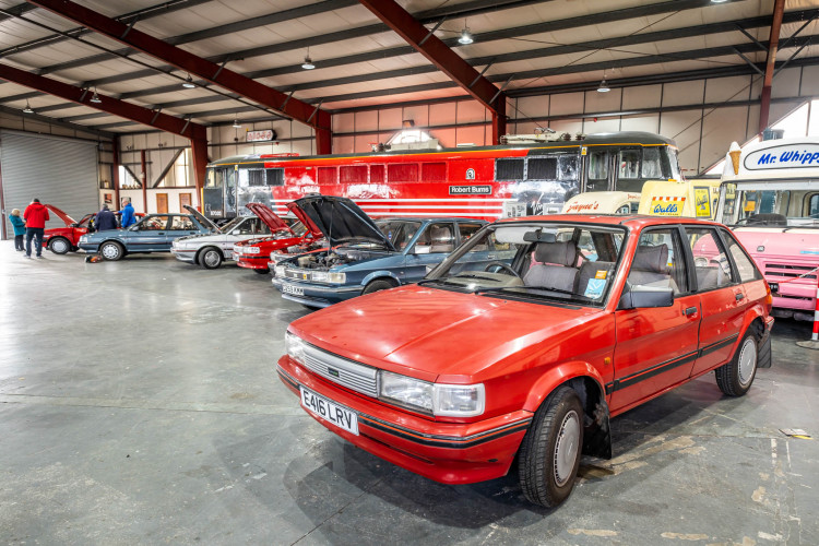 Maestro's and a Montego on display in Crewe Heritage Centre's Main Exhibition Hall (Peter Robinson).