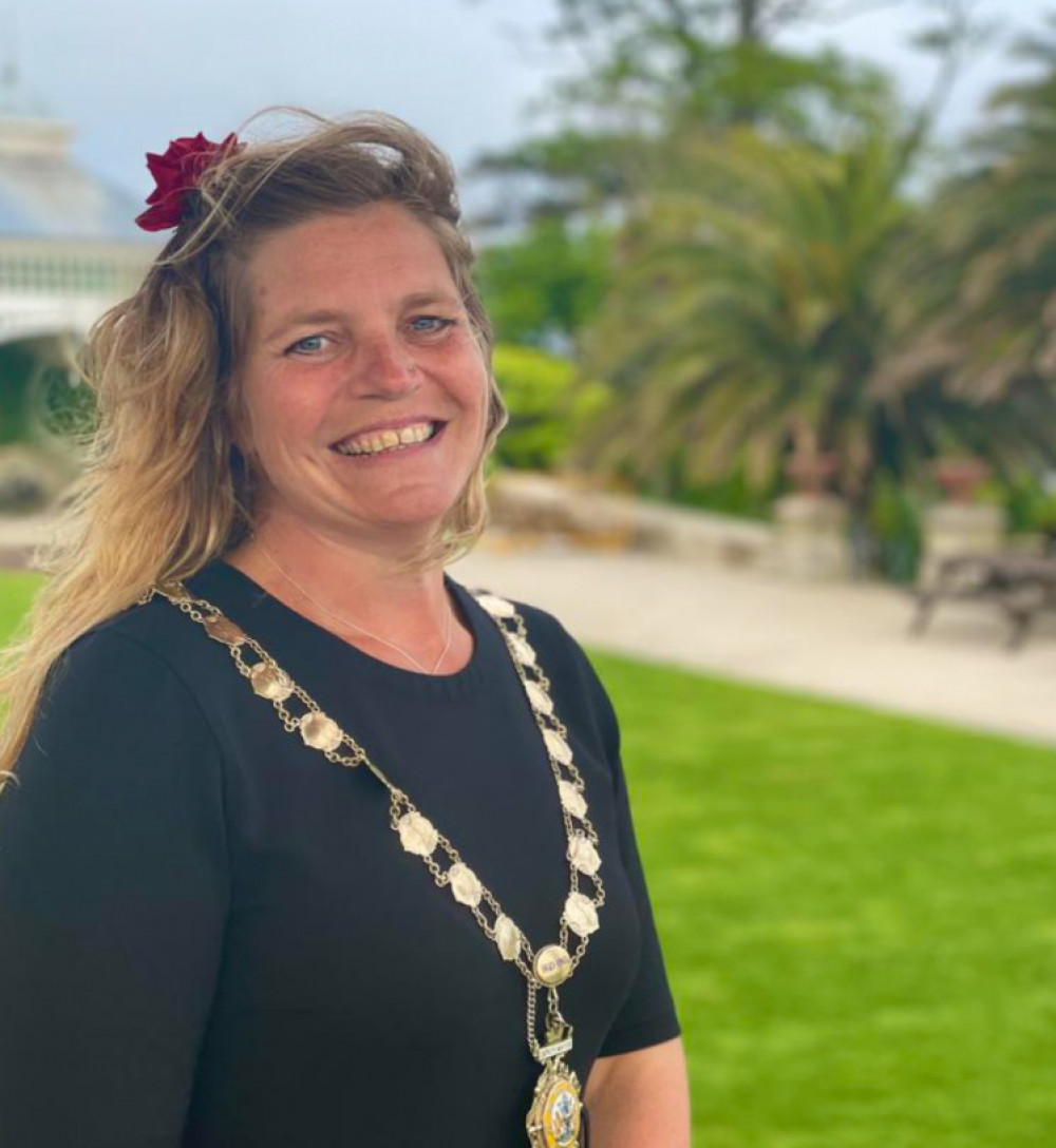 Kirstie Edwards back in 2022 being re-elected Deputy Mayor 