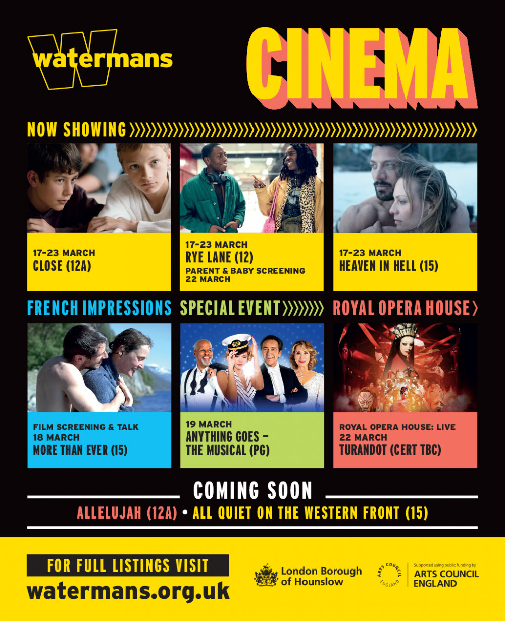 Check out all of the exciting film, performance, and art options on at Watermans. Photo: Watermans.