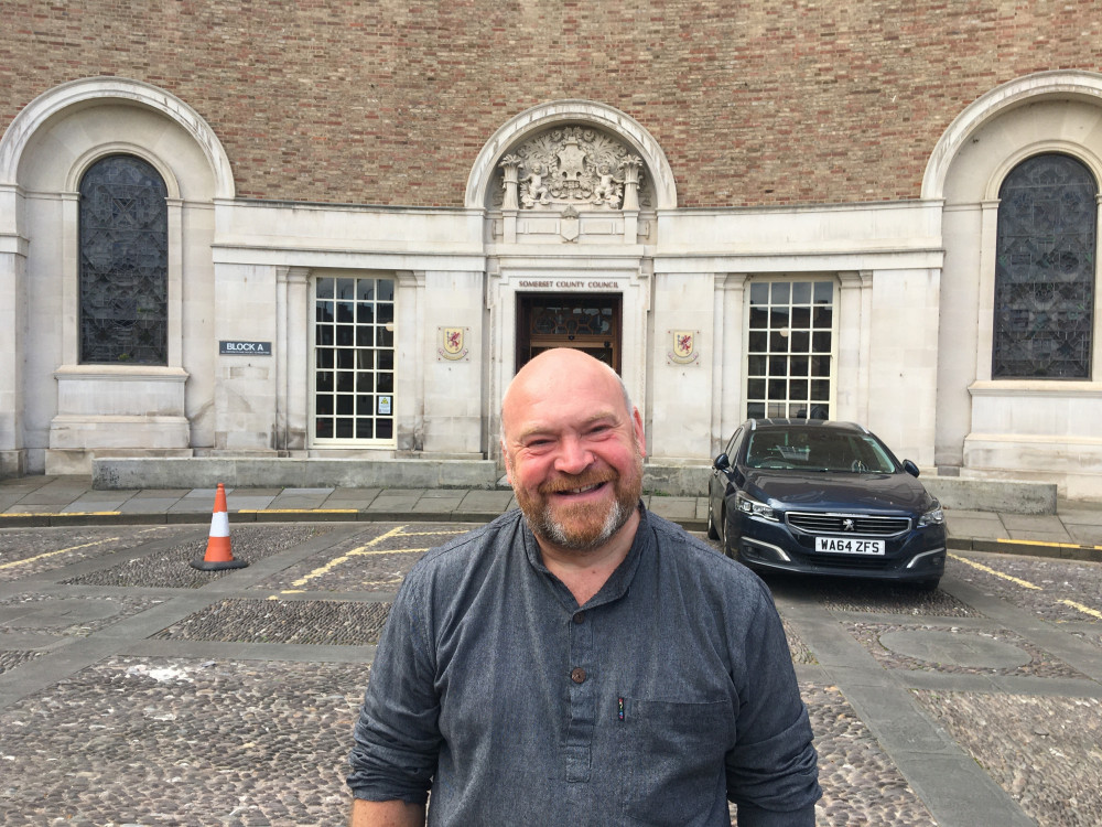 Councillor Bill Revans, Leader Of Somerset County Council, Outside County Hall In Taunton Daniel Mumby 300822 (2)