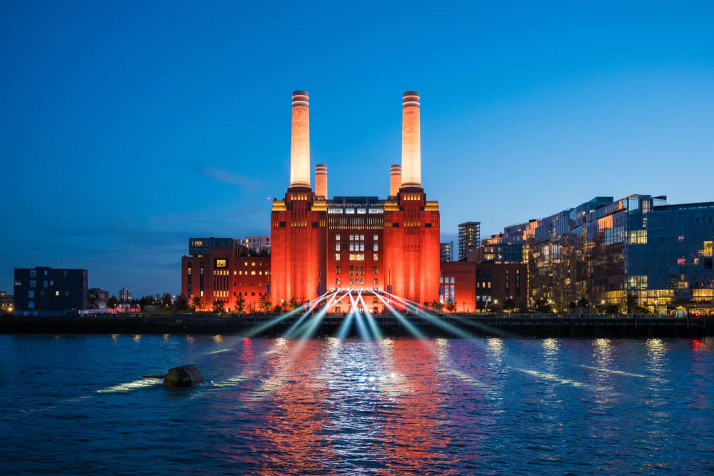 The opening of Battersea Power Station and Electric Boulevard in October 2022 (Credit: Battersea Power Station)