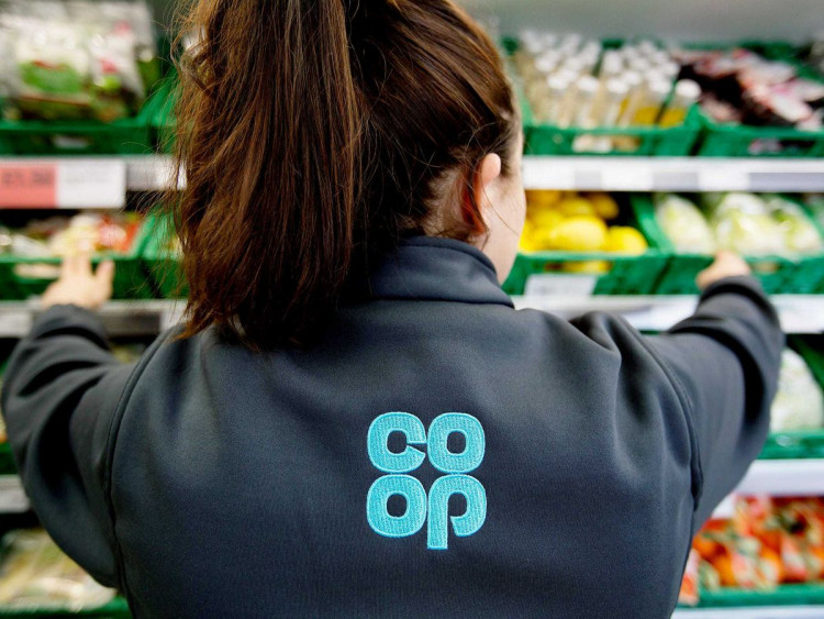 A Co-op worker