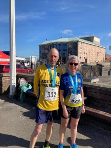 Axe Valley Runners took part in Weymouth Half Marathon on Sunday