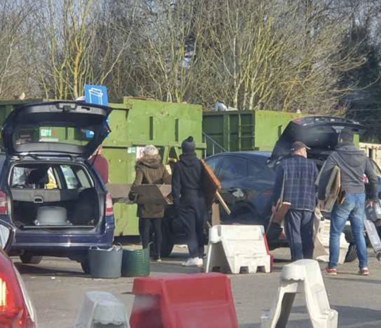 A parish leader has said county councils are playing “tit for tat” over non-resident bans at tips in Hertfordshire, including Letchworth dump on Blackhorse Lane (pictured) CREDIT: Nub News 