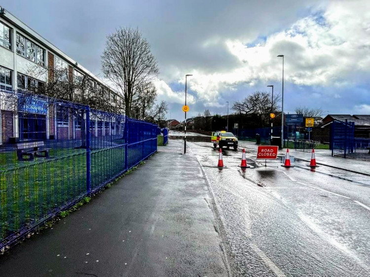 St Thomas More Catholic High School and St Mary's Catholic Primary School, Dane Bank Avenue, closed to pupils on Tuesday 21 March (Nub News).