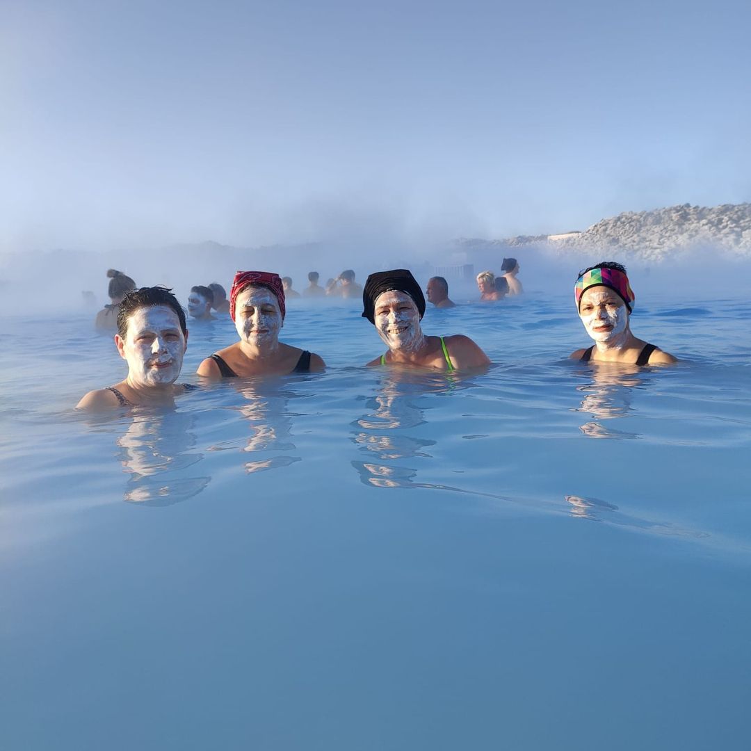 Trek complete! Downtime in the Blue Lagoon