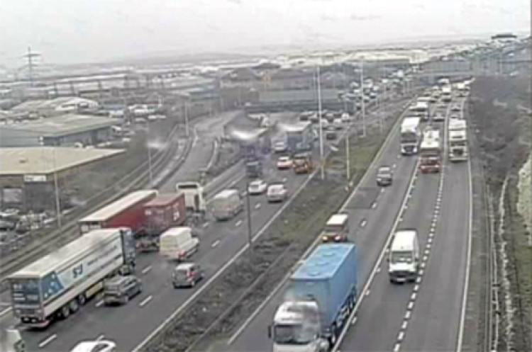 Traffic is now flowing around the Dartford crossing