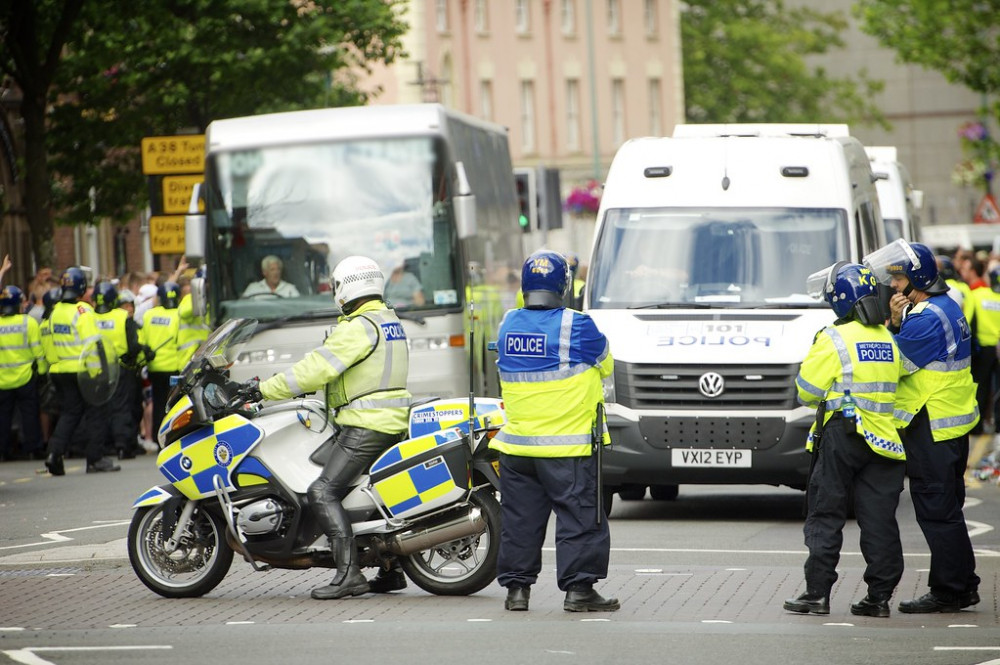 West Midlands and Met Police working together on incidents in Ealing and Birmingham. Photo: West Midlands Police.