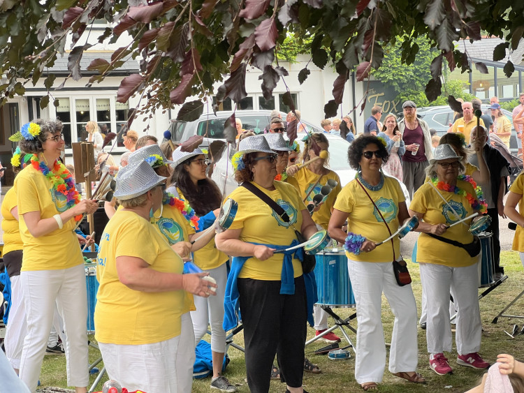 Garden City Samba have been awarded £600. PICTURE: Garden City Samba at the 2022 Willian Fair. CREDIT: Nub News 