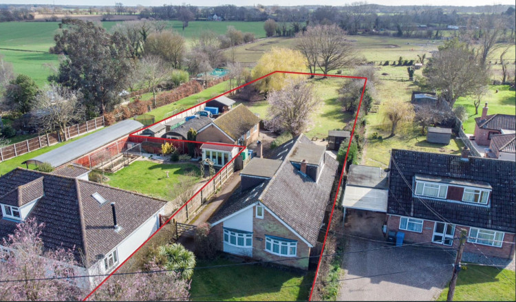 House, annex, land and outbuildings in Elmsett (Picture: Chapman Stickels) House, annex, land and outbuildings in Elmsett (Picture: Chapman Stickels)