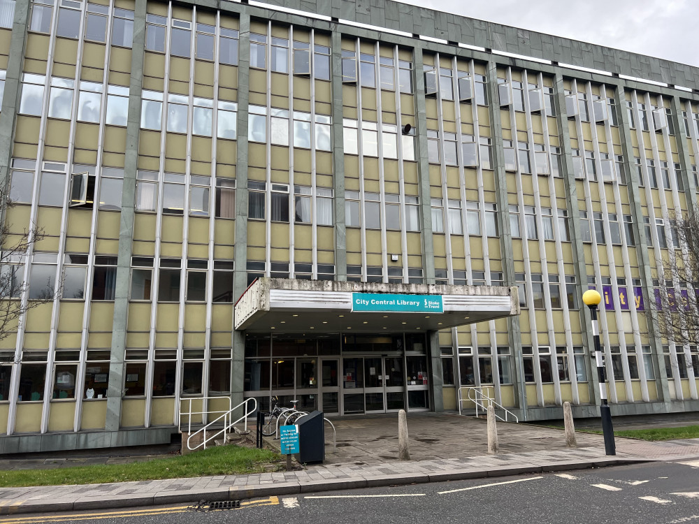 City Centre Library, Bethesda Street, Hanley, has been closed this week following a fire on Saturday afternoon (Sarah Garner). 