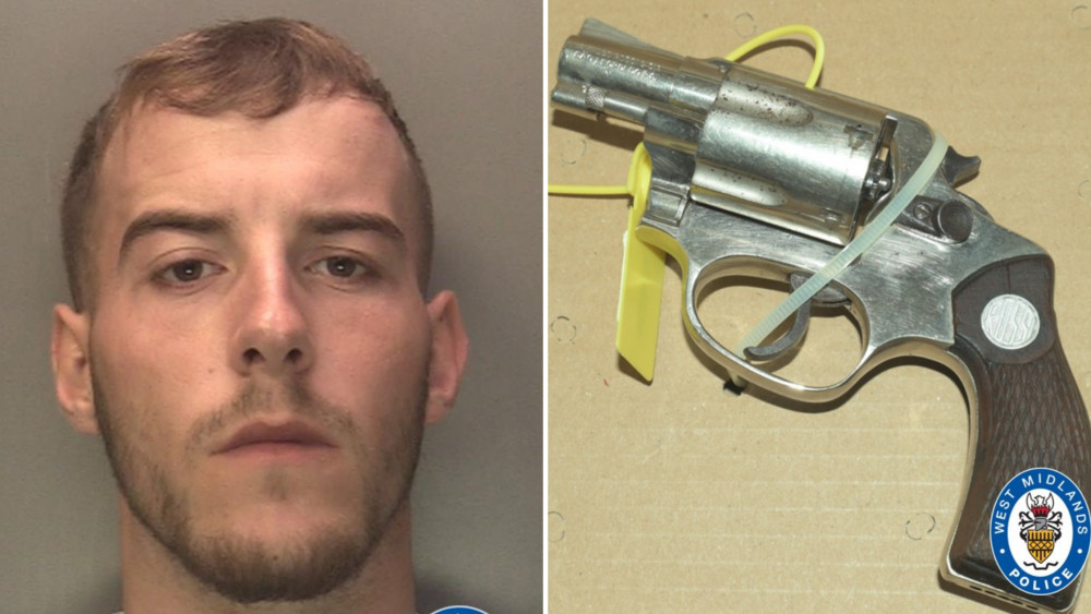 Kyle Kinchen has been jailed for nine and a half years (images via West Midlands Police)