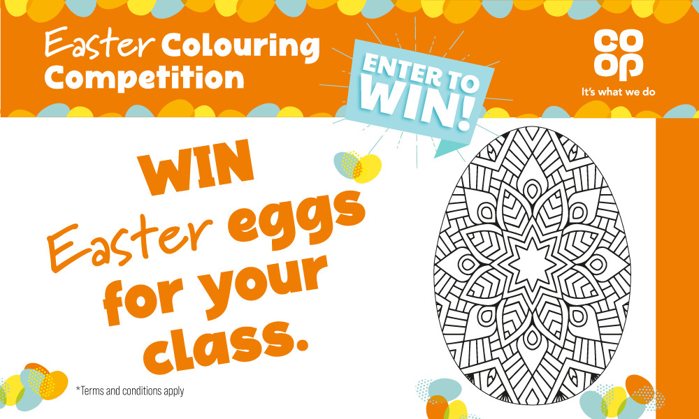 We've teamed up with The Co-op to give away £50 of vouchers to buy Easter eggs for children at a Glastonbury school.