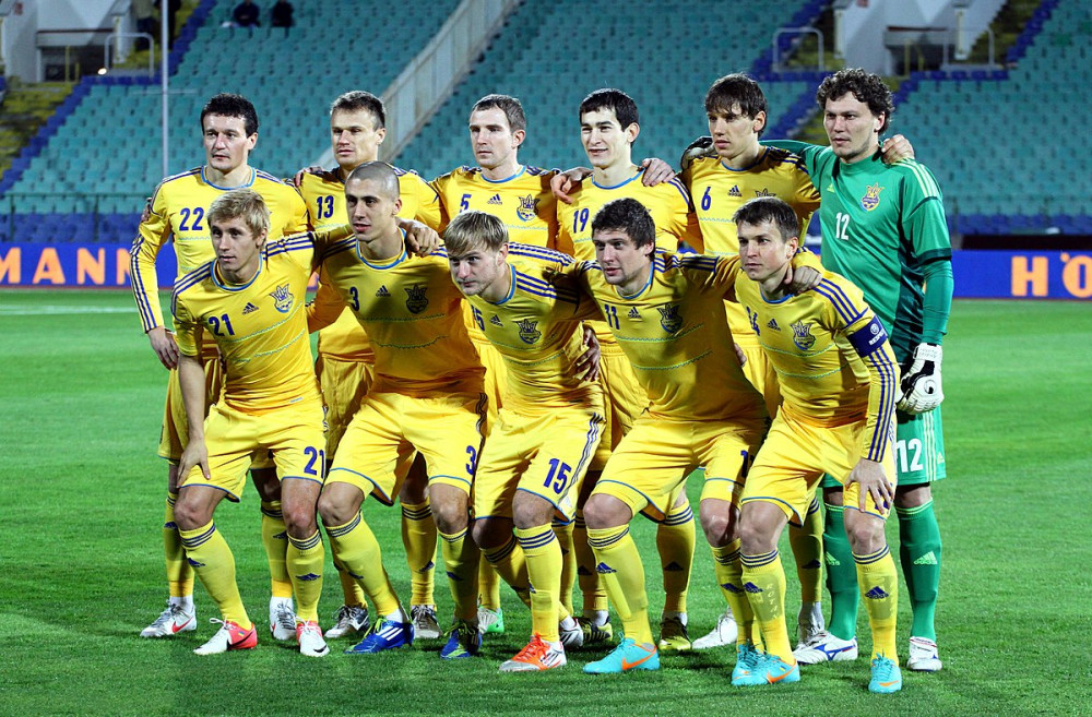 The Ukraine national football team, Sofia, Bulgaria November 2012. Photo: Biser Todorov.